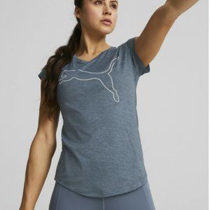 NWT Puma Performance Cat Tee Blue Small